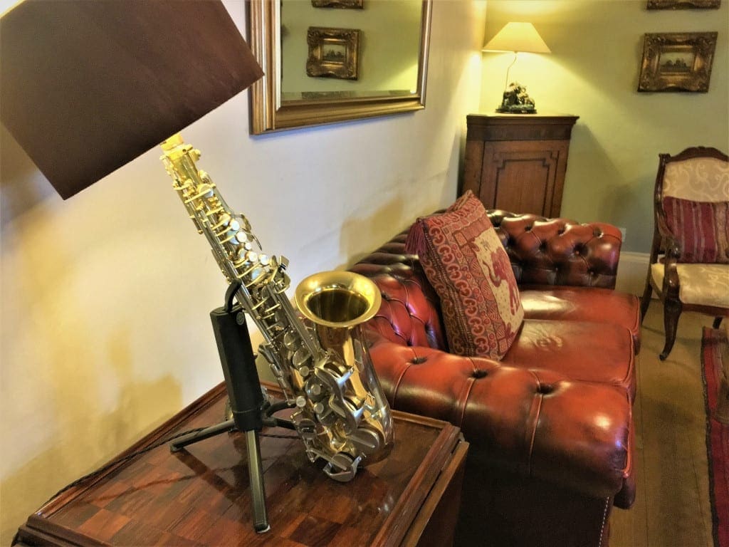 The saxophone lamp