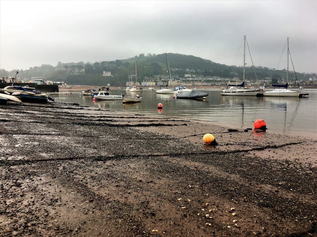 The harbour at Teignmouth - the perfect location for crab sandwiches