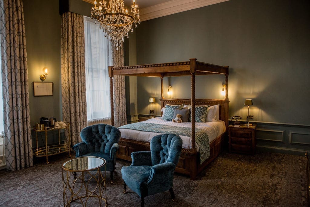 Bedroom at Hawkstone Hall