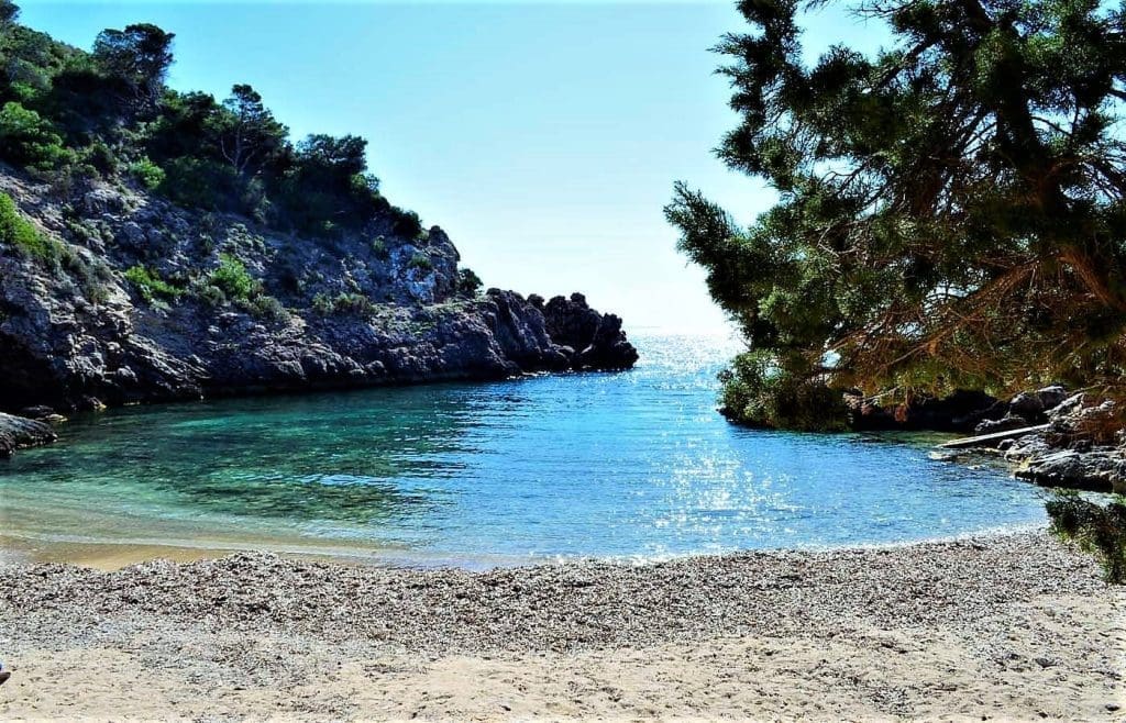 Cala Olivera beach Santa Eulària des Riu