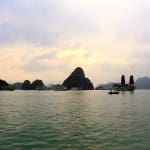 Junk boat cruise on Halong Bay, Vietnam