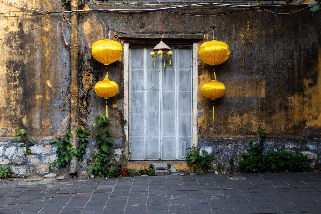 Lanterns adorn almost every doorway in Hoi An ancient town