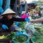 Happy vendor at Hoi An market