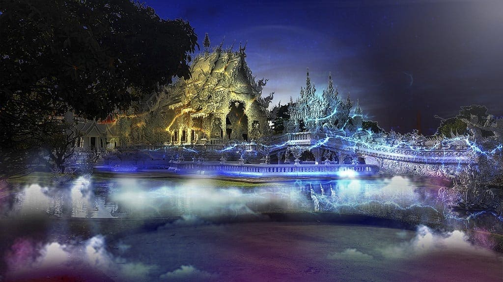 White Temple Light Fest Thailand