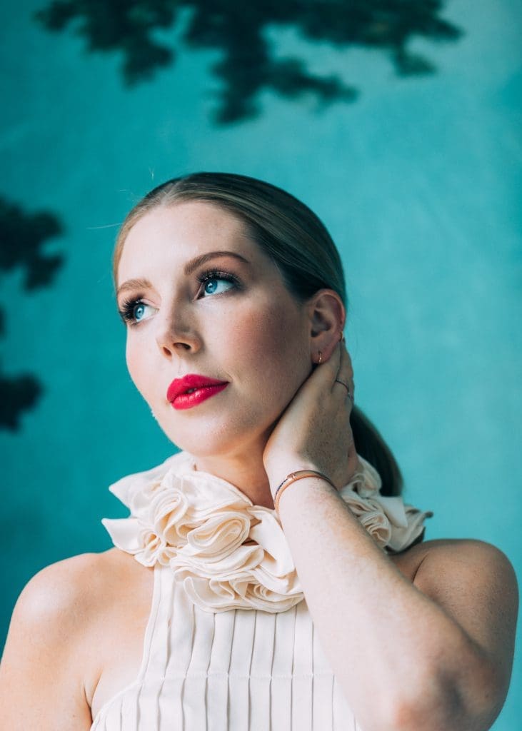 Portrait photography of Kathrine Ryan for promotion of Netflix - The Duchess (Credit : James Gillham / Stillmoving.net) 08/07/2020
