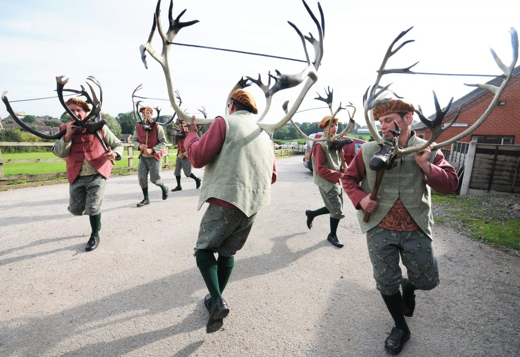 Abbots Bromley Horn Dance Ancient ritual Sept 2010