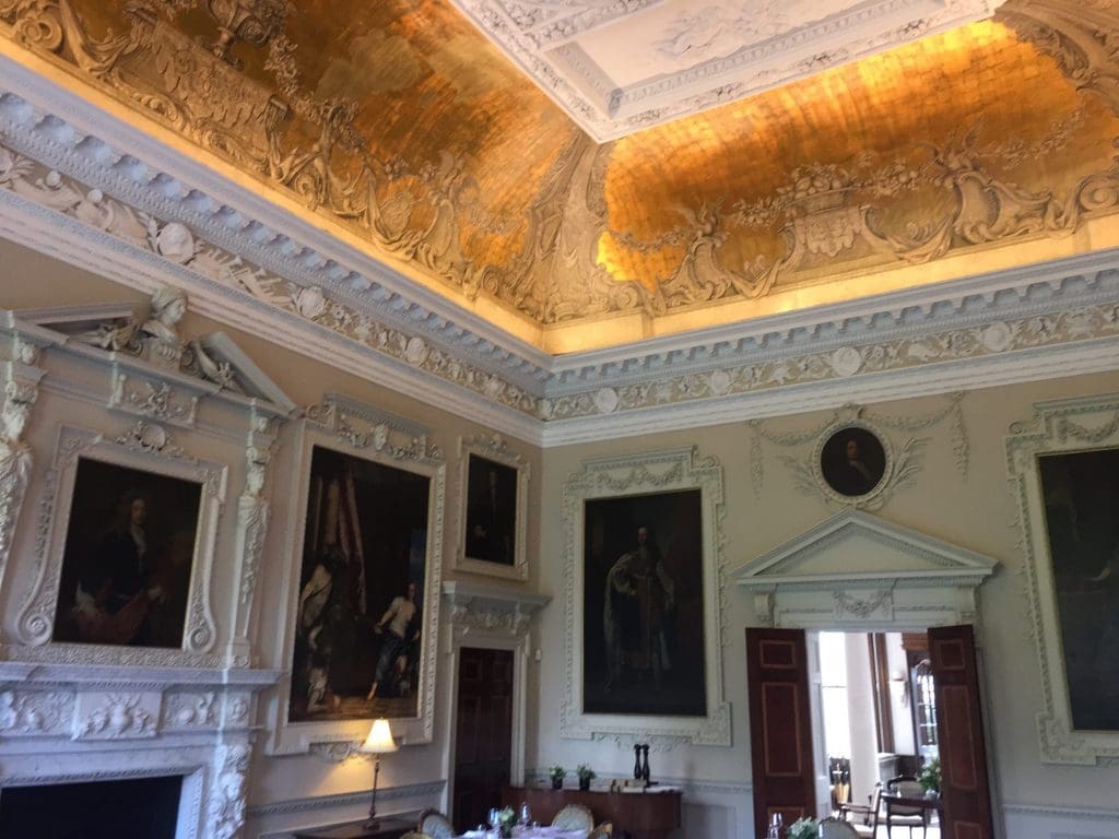 Hawkstone Hall Saloon Ceiling