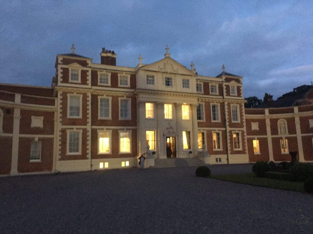 Hawkstone Hall at night, c. Mark Bibby Jackson