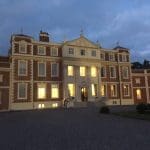 Hawkstone Hall at night, c. Mark Bibby Jackson