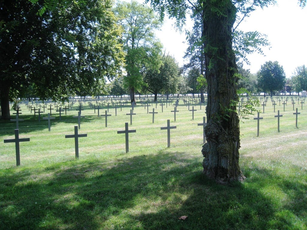 La Maison Blanche German Cemetery credit Irene Caswell