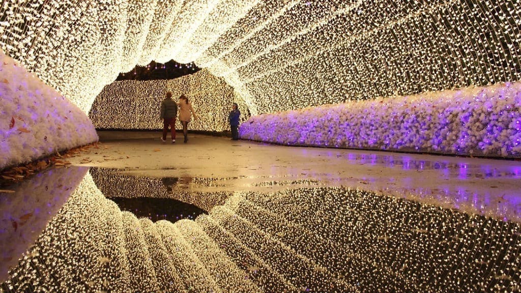 Japan light tunnel