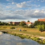 Cathedral Island from the banks of the river Warta, photo Wojciech Mania