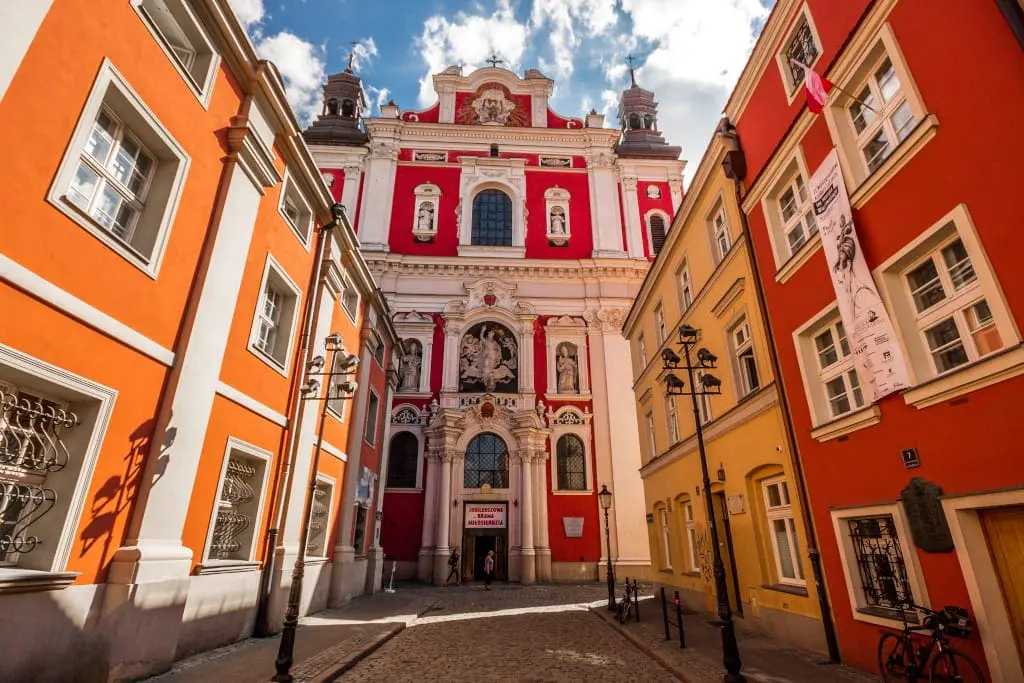 The deceptive Jesuit Church, Poznan Poland