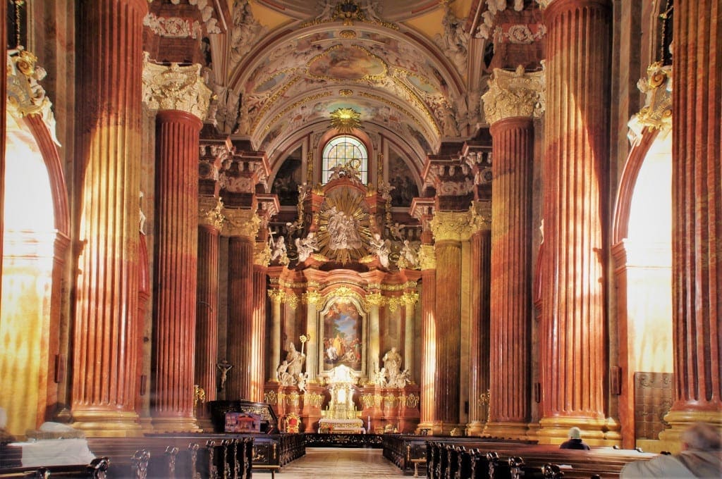 Inside the Jesuit Church, Poznan Poland, photo Andrzej Deja