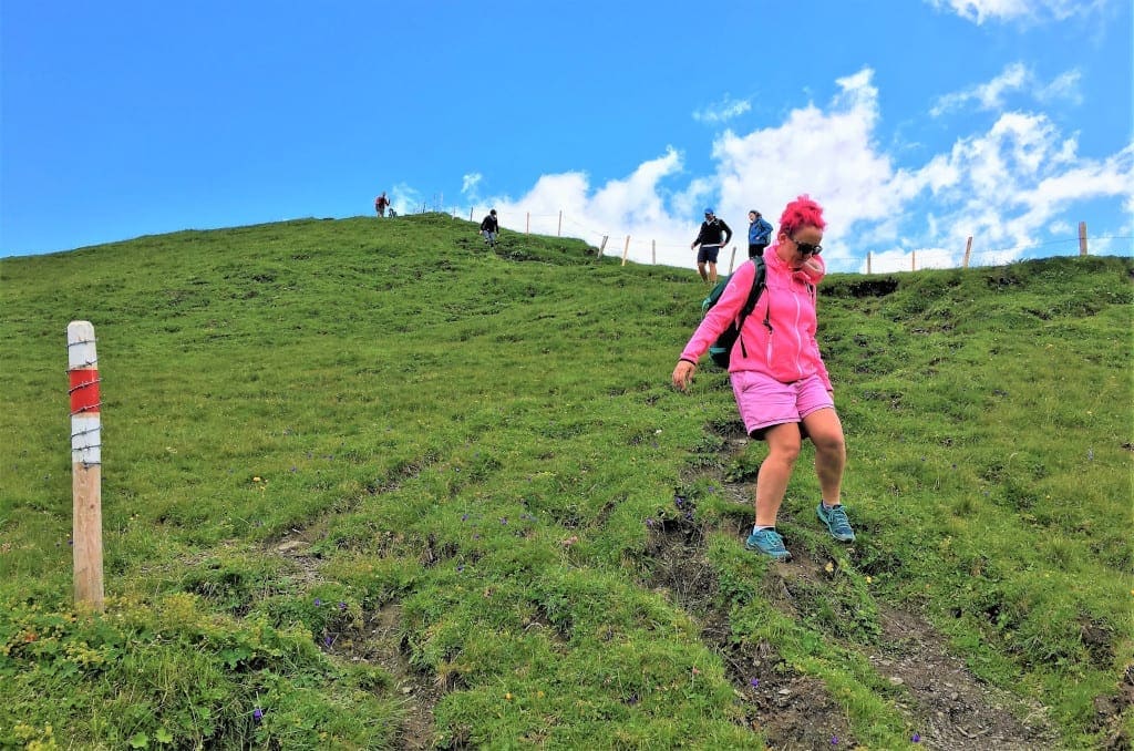 Hiking in the Jungfrau Swiss Alps