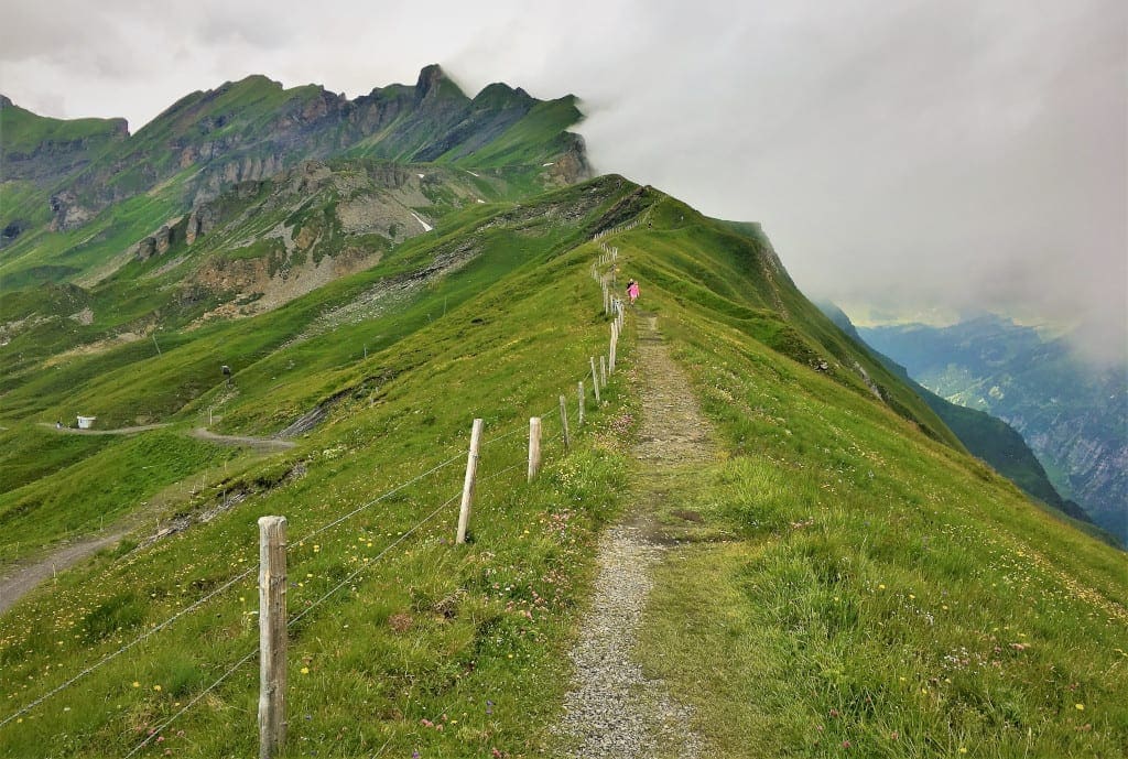 Hiking in the Jungfrau Swiss Alps