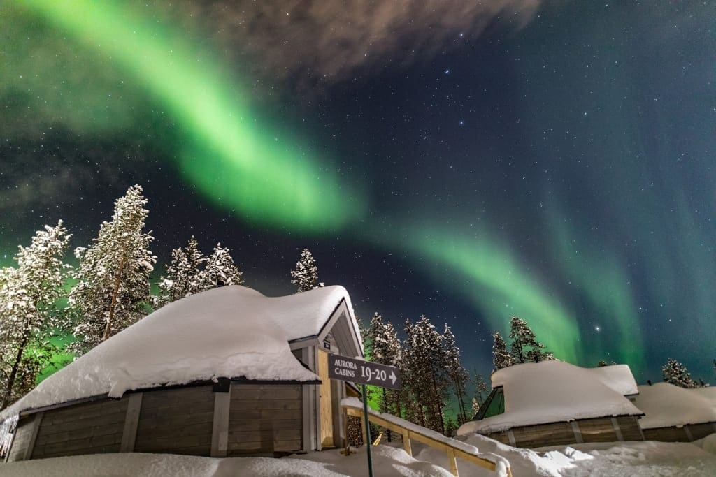 See the Northern Lights Village in - Travel Begins at 40