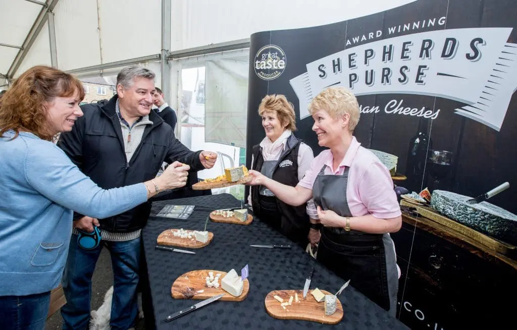 Yorkshire Dales Cheese Festival 2017 Shepherds Purse tasting