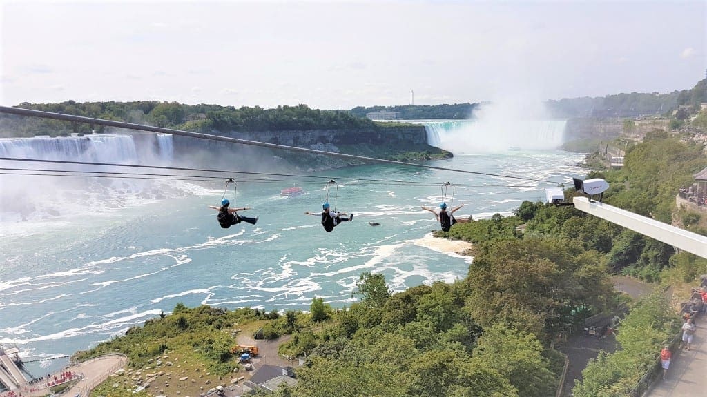 Niagara Falls Zipline - not for the faint of heart