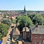 The view from Lichfield Cathedral
