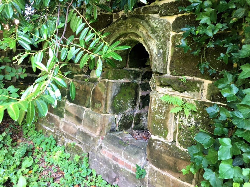 Part of the old city wall, Lichfield