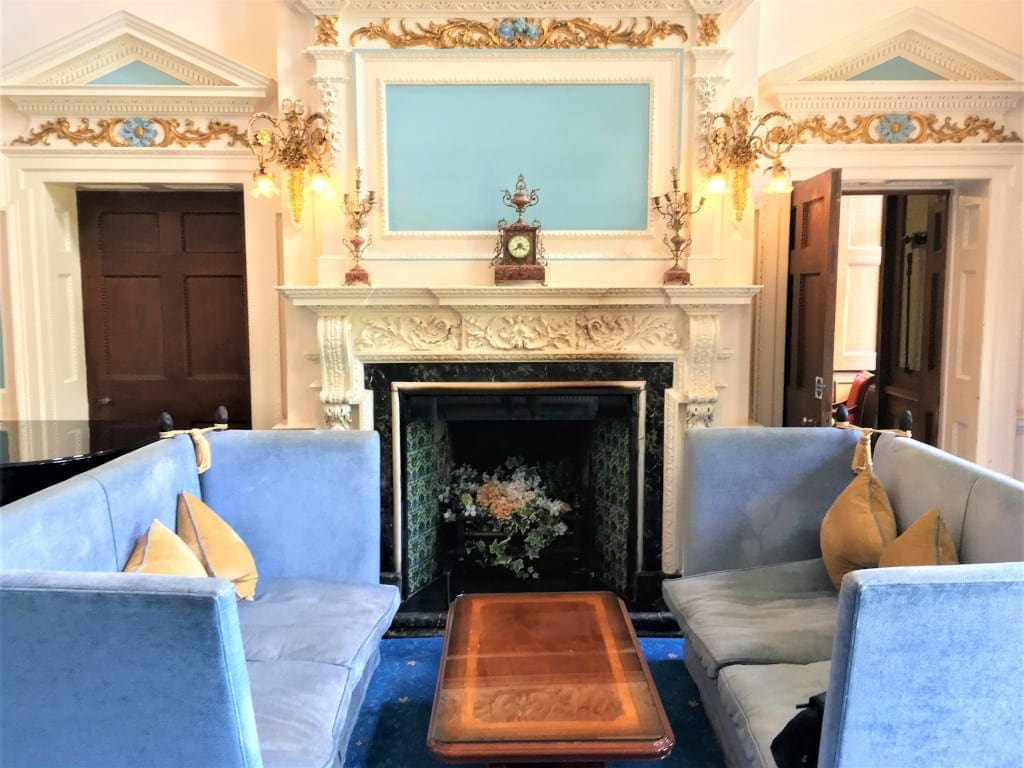 Elegant interior of Swinfen Hall Lichfield