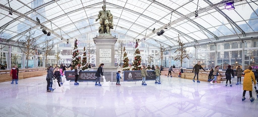 ice skating rink, Antwerpen, Belgium