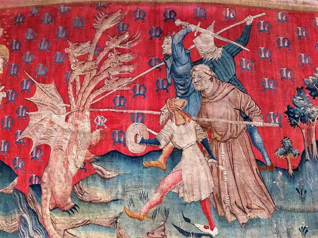 The Apocolypse Tapestry, Château d’Angers Loire Valley chateaux