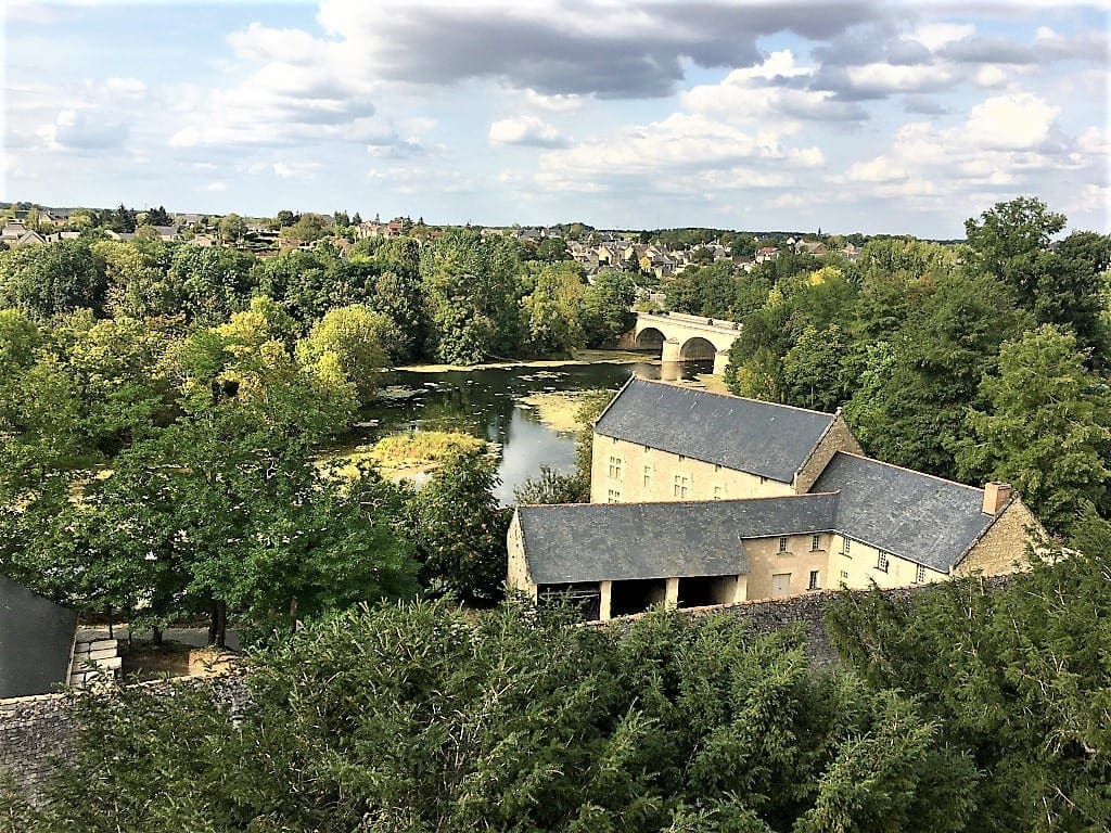 View from Château de Montreuil-Bellay