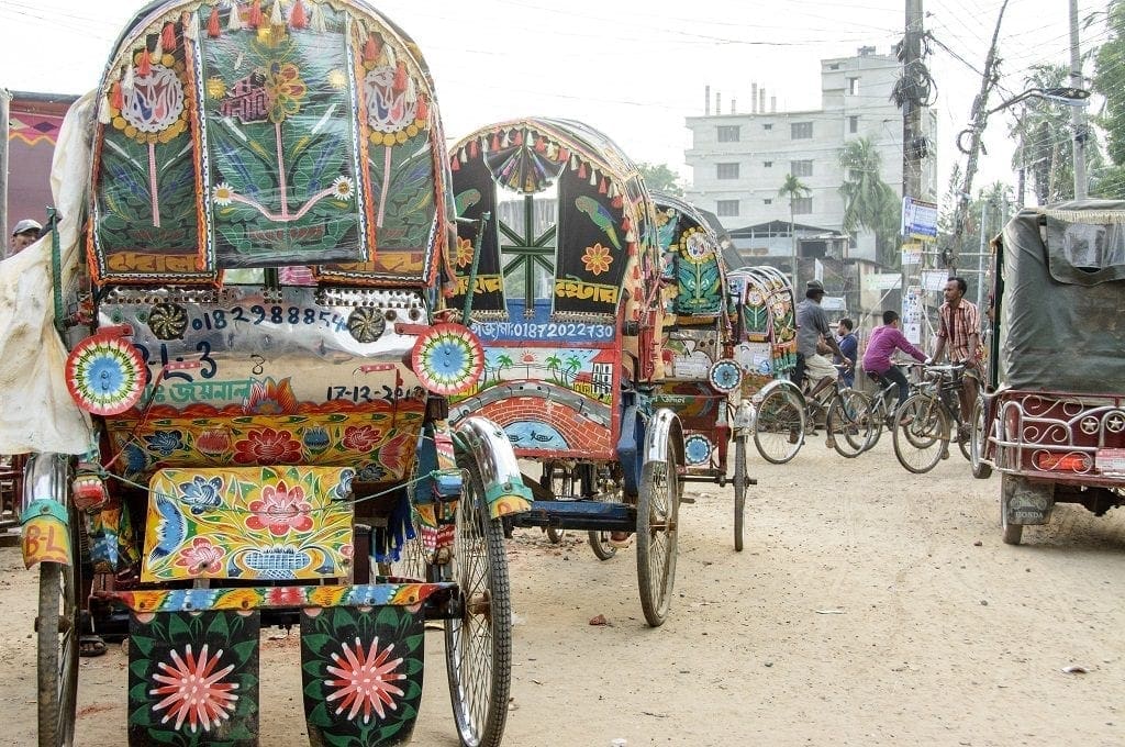 Rickshaw art in Bangladesh