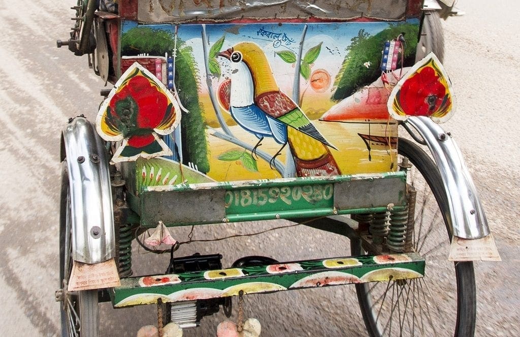 Rickshaw art in Bangladesh