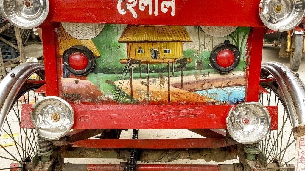 Rickshaw art in Bangladesh