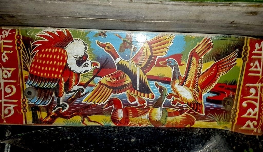 Rickshaw art in Bangladesh