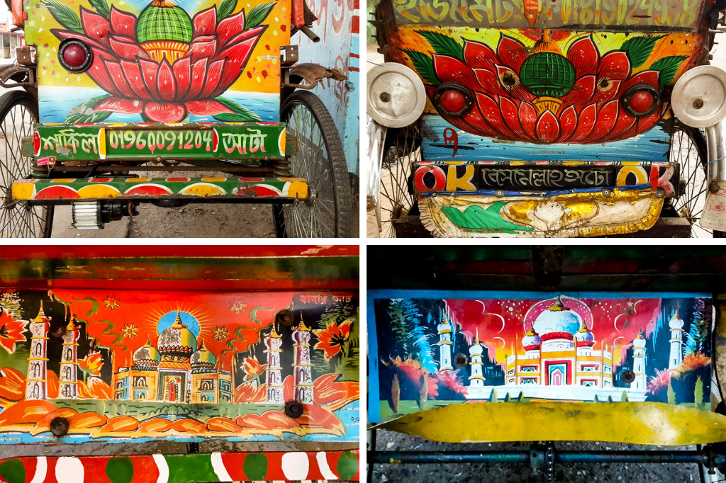 Rickshaw art in Bangladesh