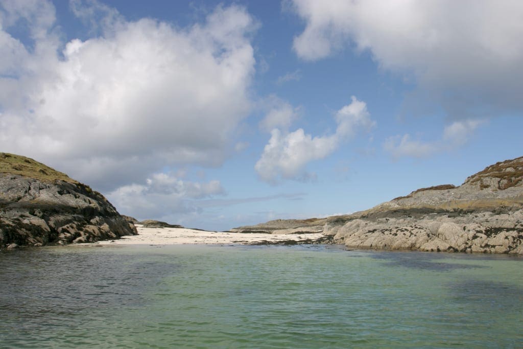 One of the beaches on Eilean Shona by G Lees