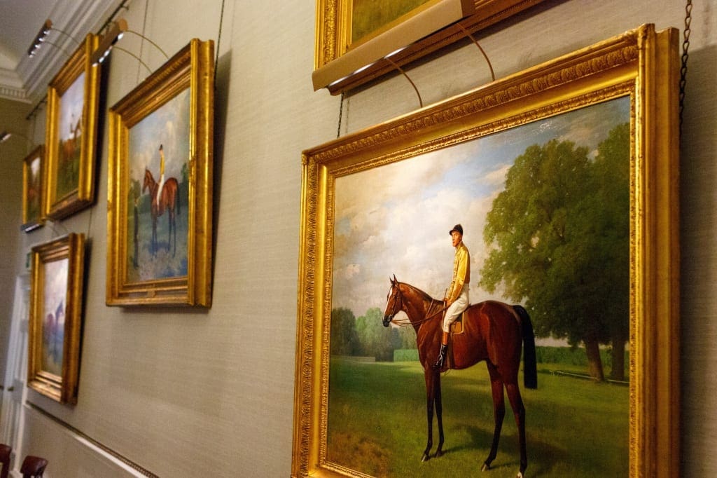 The Jockey Club has some of the finest equine paintings