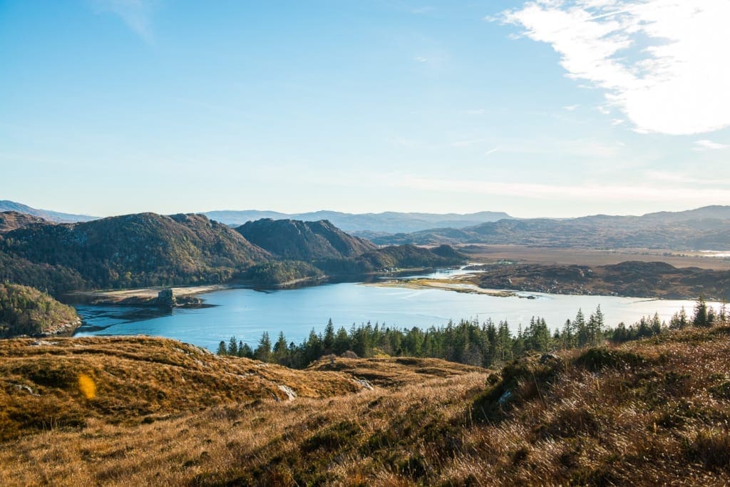 View from top of Eilean Shona by James Bedford