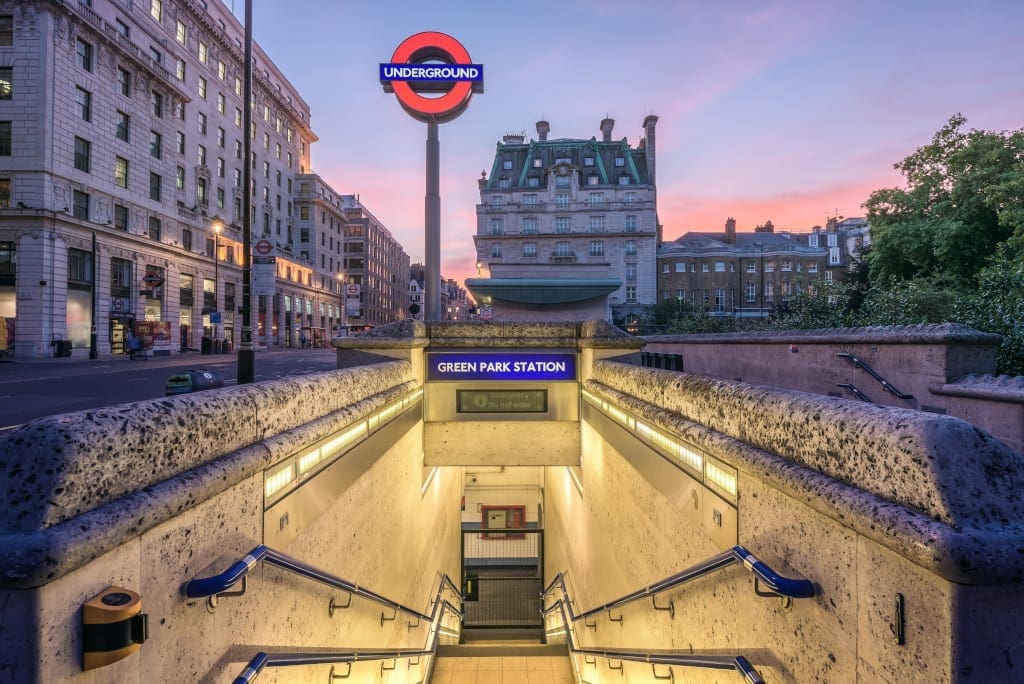 Green Park became the first deep Tube station in central London to have unrestricted street-to-train access in 2011