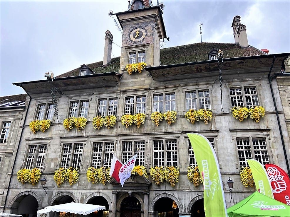 Lausann city hall where Bowie marred Iman