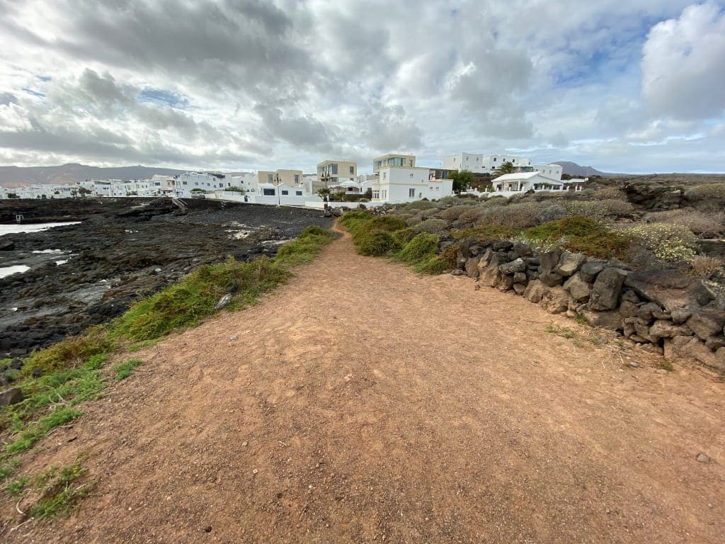 Lanzarote The blissfulness of the long lonely walk.