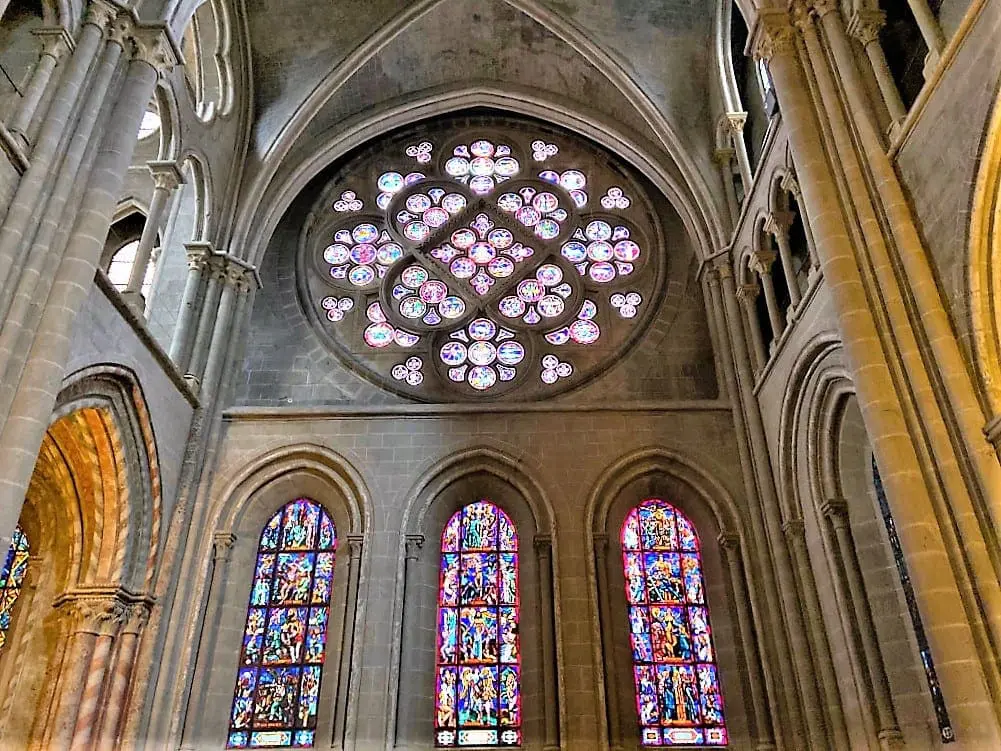 things to do in lausanne Magnificent rose inside Lausanne Cathedral