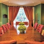 The library at The Eastbury hotel Sherborne
