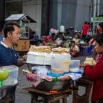 Street food in Mandalay, Myanmar