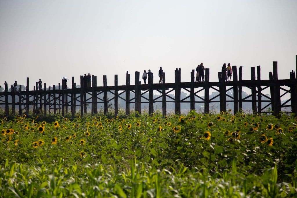 U Bein Bridge, Mandalay, Myanmar