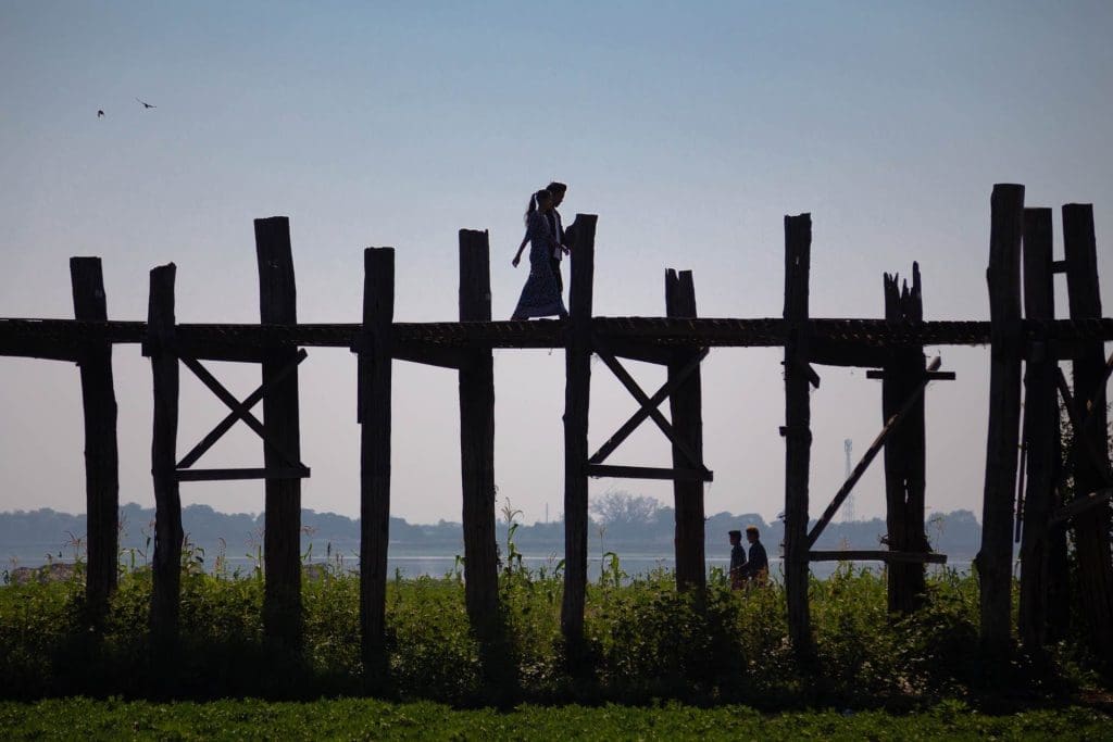 U Bein Bridge, Mandalay, Myanmar