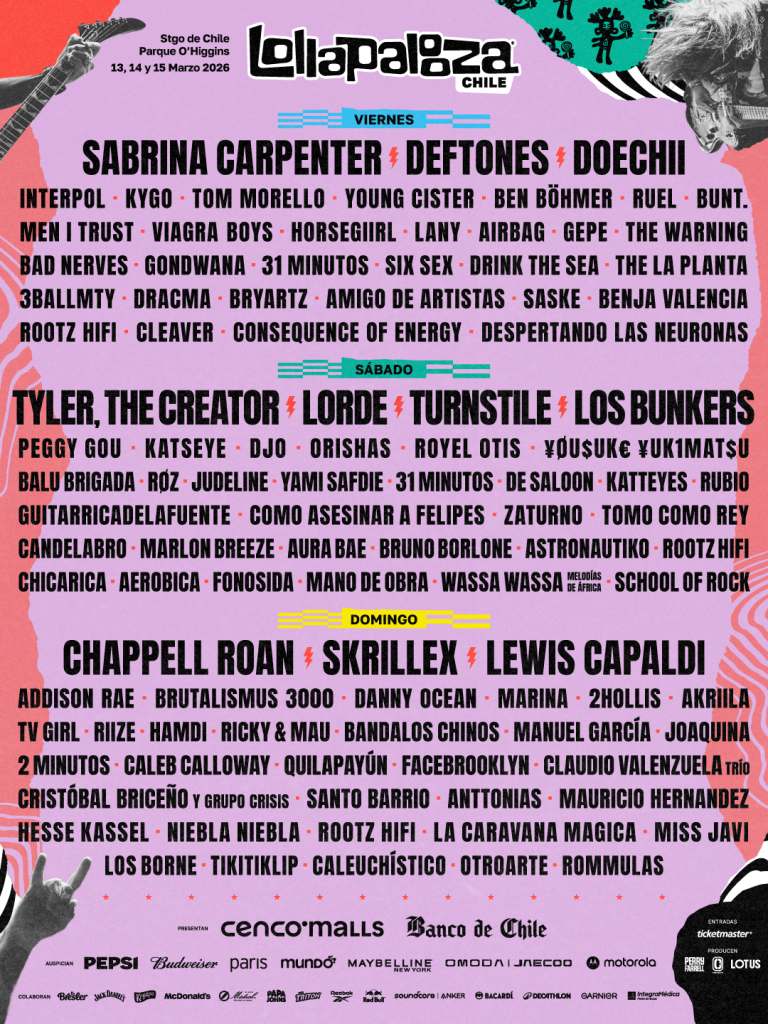 Lollapalooza Chile 2026