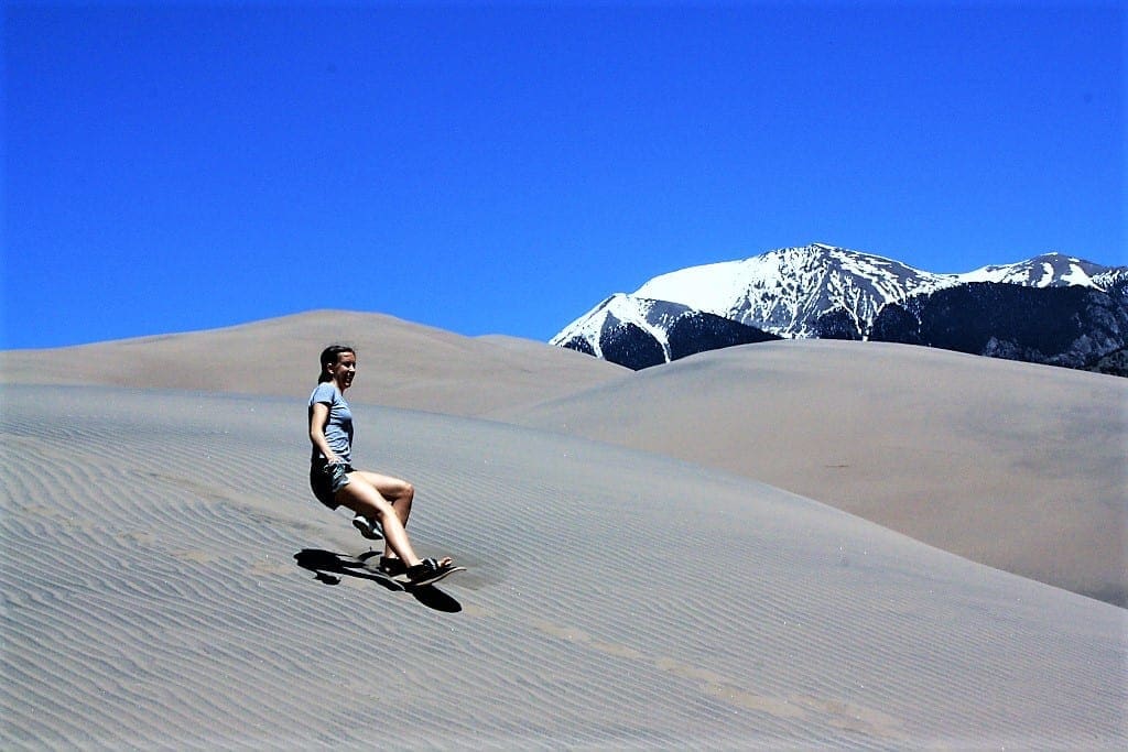 Sandboarding Sand Dunes