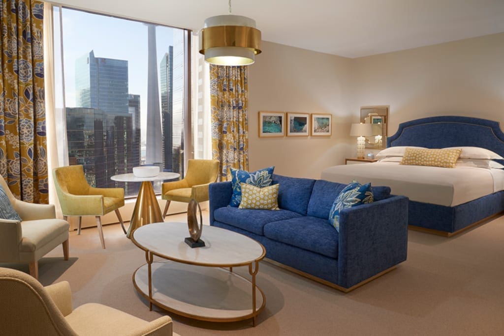 The Hilton Toronto Summerhill Suite is a feast for the eyes with its stunning view of the city