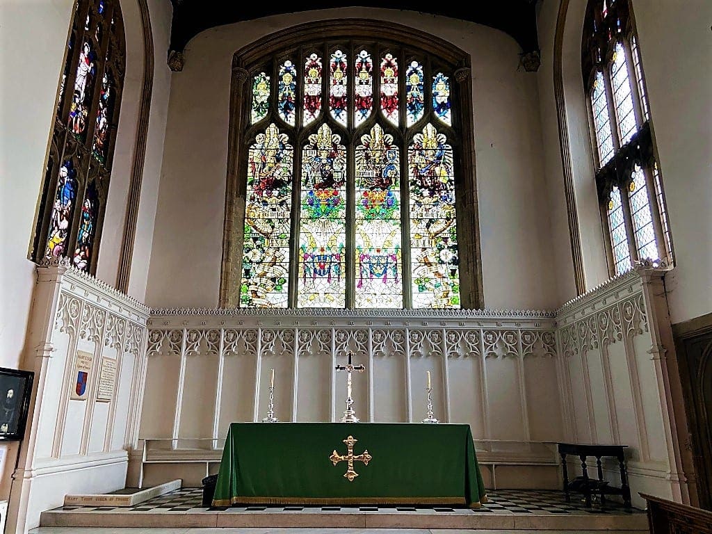 Inside St Mary's Church