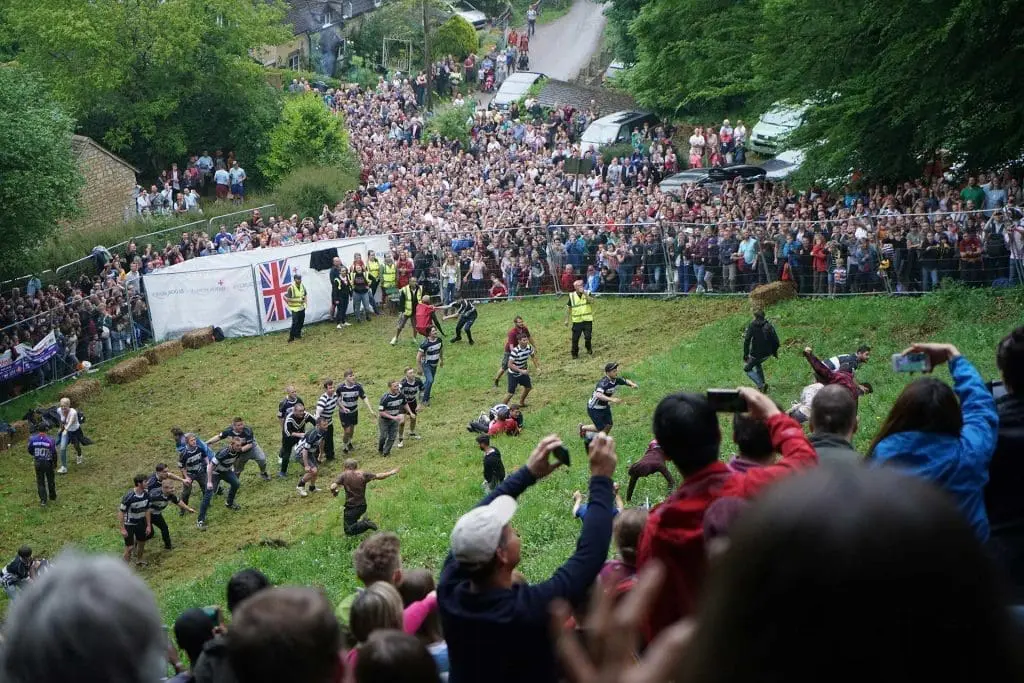 Cooper's Hill Cheese Rolling